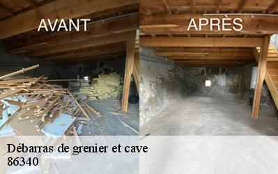 Débarras de grenier et cave  86340